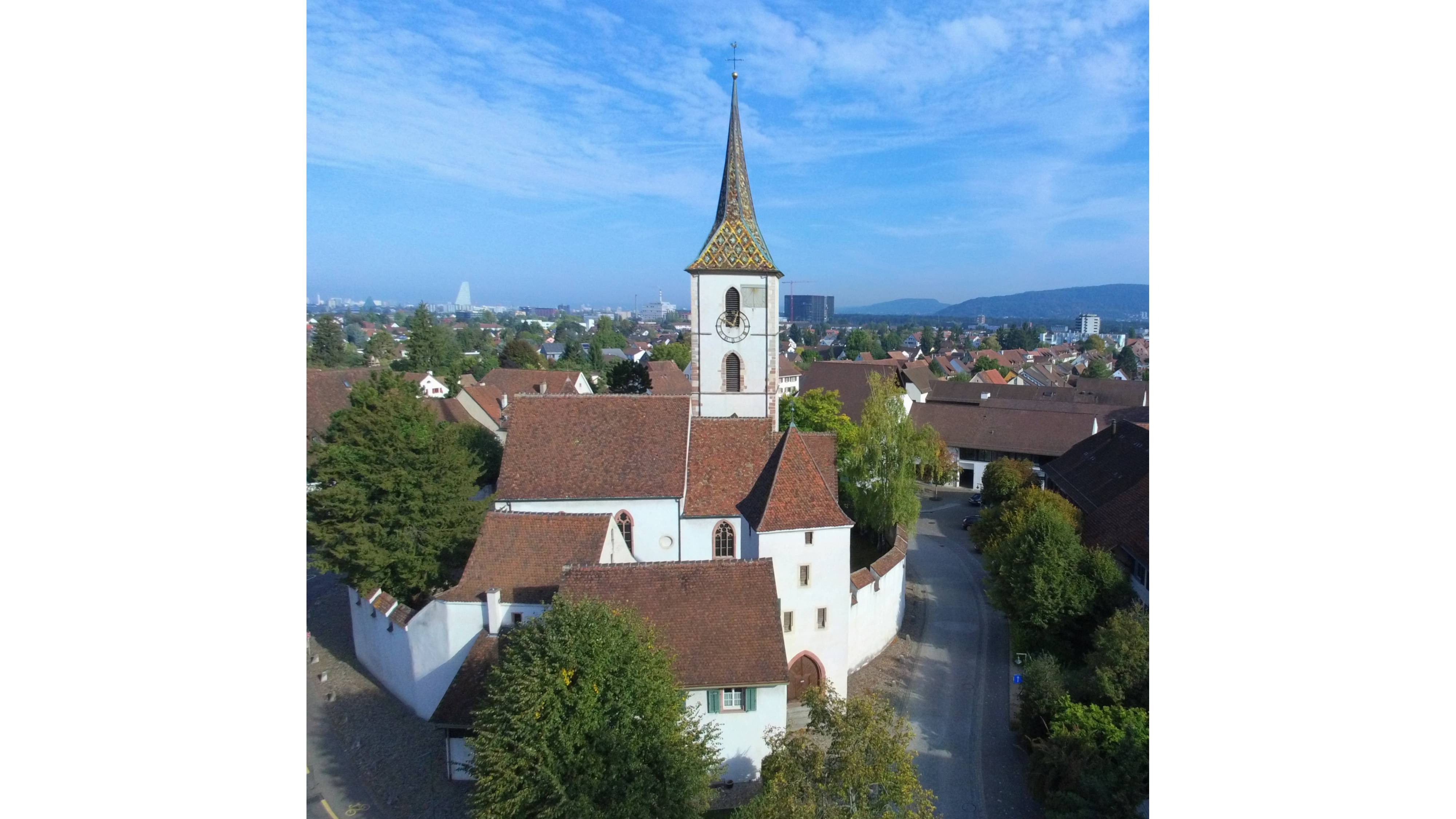 landscape from drone