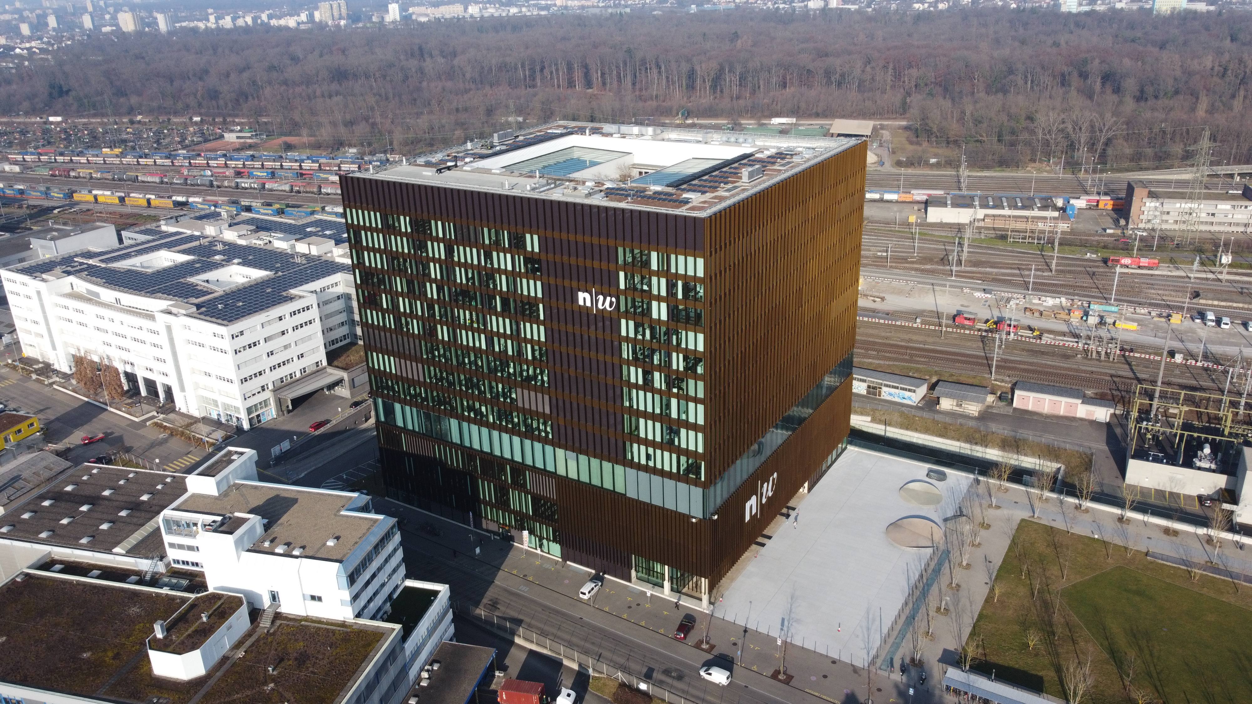 landscape from drone